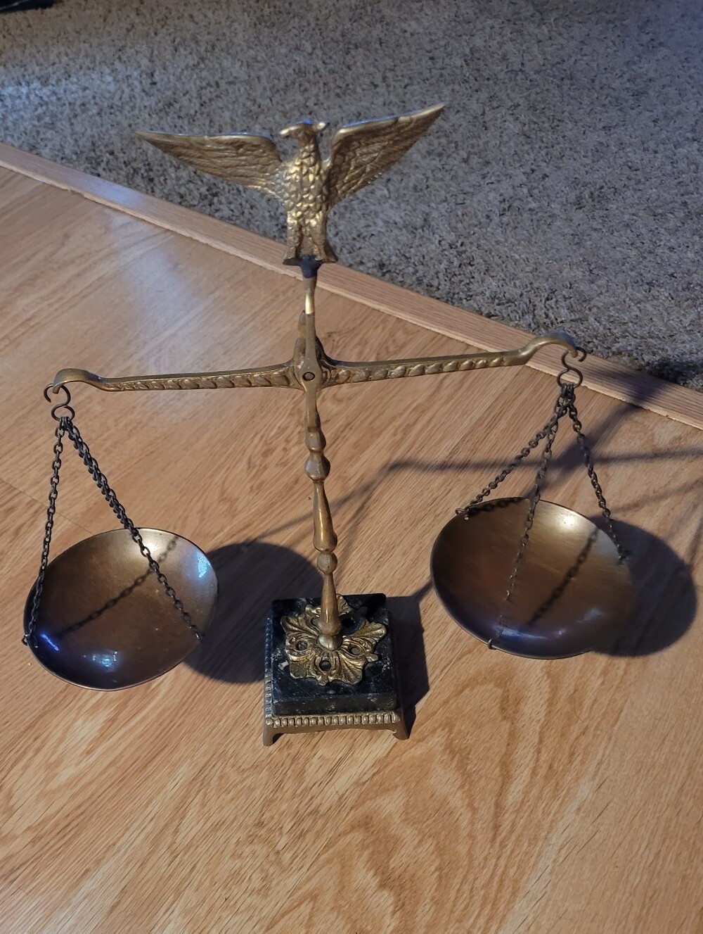 Vintage Brass Scale